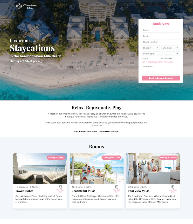 Caribbean Club Staycation